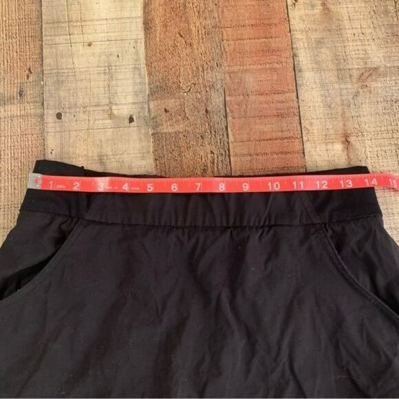 Columbia women's size medium Black skort skirt with under shorts with side ties - Picture 2 of 8